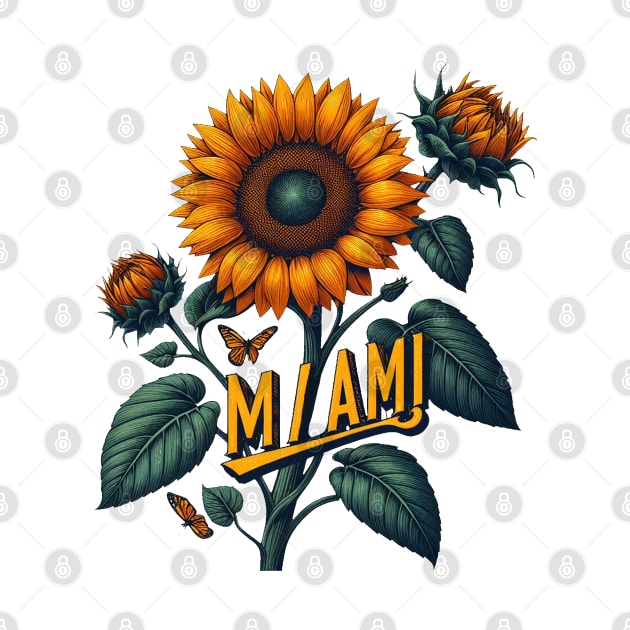 Miami Sunflower by Americansports