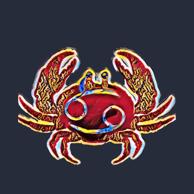 Abstract Cancer Crab by Nitrowolf