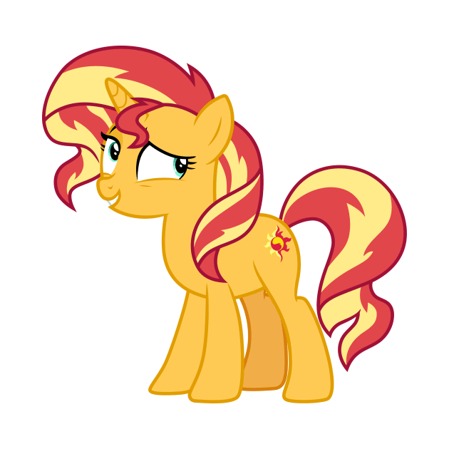 Mirror Magic Sunset Shimmer pony 1 by CloudyGlow