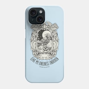 Edgar Allan Poe, Nevermore Raven Bookish Phone Case