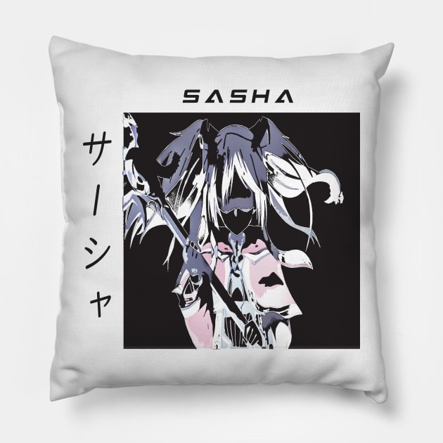 Maou Gakuin no Futekigousha ''SASHA'' V1 Pillow by riventis66