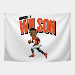 Russell Wilson Caricature Tapestry