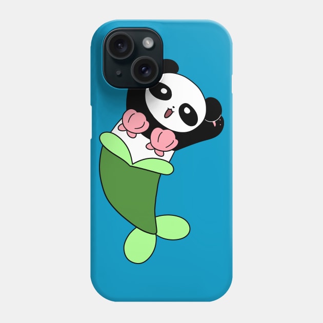 Mermaid Panda Phone Case by saradaboru