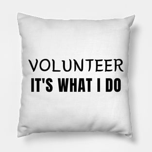 Volunteer Appreciation Stickers and Gifts Pillow