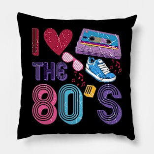 I LOVE THE 80s Pillow