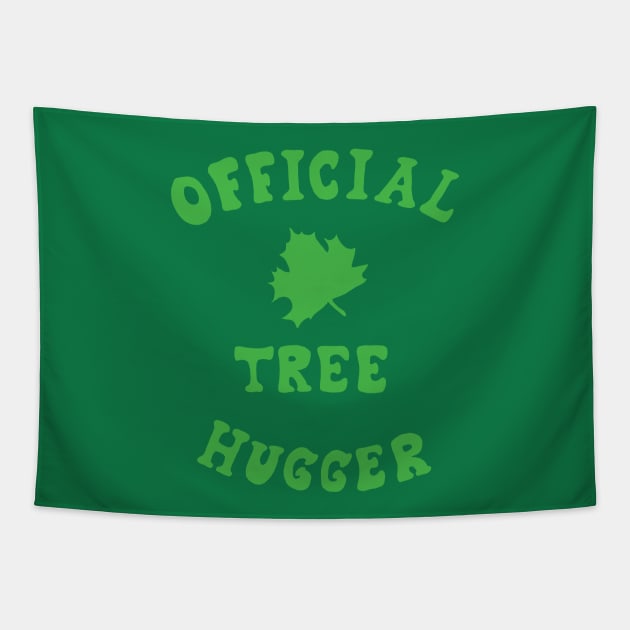 Official tree hugger Tapestry by MarjolijndeWinter