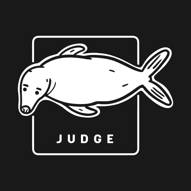 Funny and judgy staring seal. Stylized minimalist design by croquis design