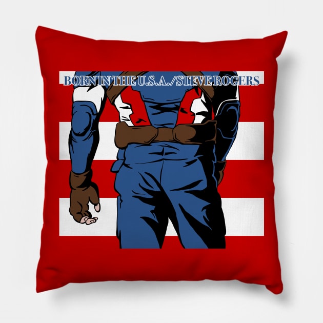 Born In The U.S.A./Red Pillow by stinson627