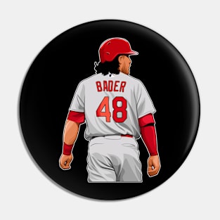 Harrison Bader #48 In Games Pin