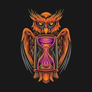 owl with glass time T-Shirt