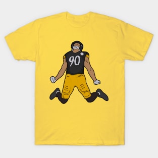 HOT SALE!! T.J. Watt #90 Pittsburgh Steelers Football 2022 3D AOP T-Shirt  S-2XL