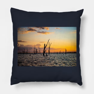 Lake Mulwala, Yarrawonga, Victoria, Australia Pillow