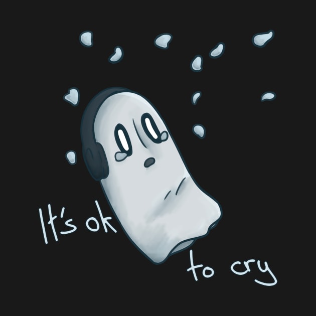 It's ok to cry - Napstablook by Sir.Ji