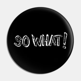 So what black and white woman power text Pin