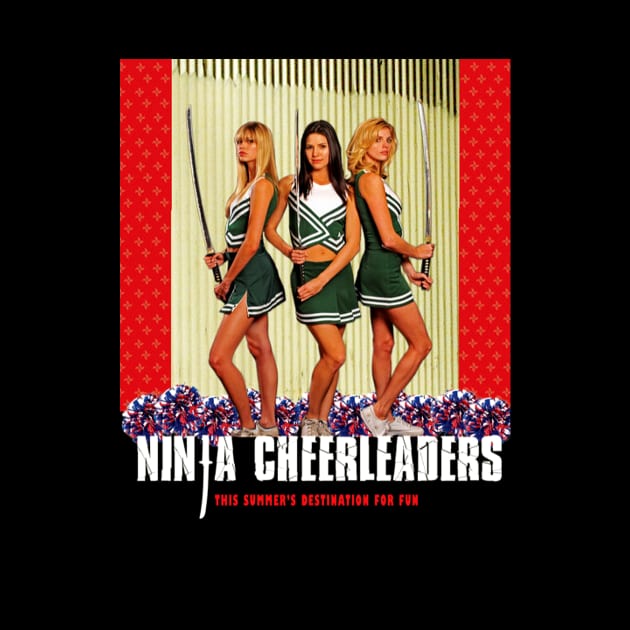 Classic Martial Arts Movie Poster - Ninja Cheerleaders by Starbase79