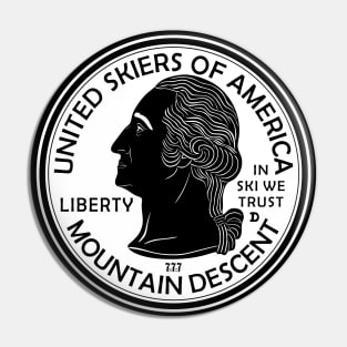 United Skiers of America Pin