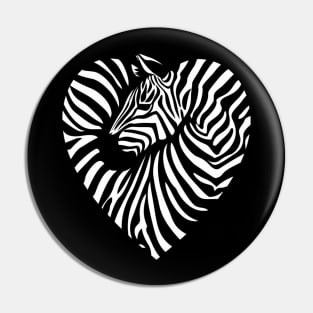 Zebra Theme Artwork Pin