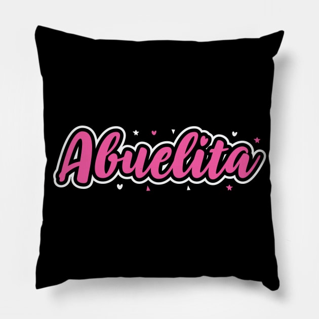 Gift for a favorite Abuelita or Spanish Grandma Pillow by QualityDesign