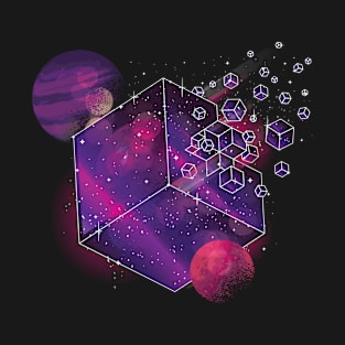 Cubes Galaxy T-Shirt