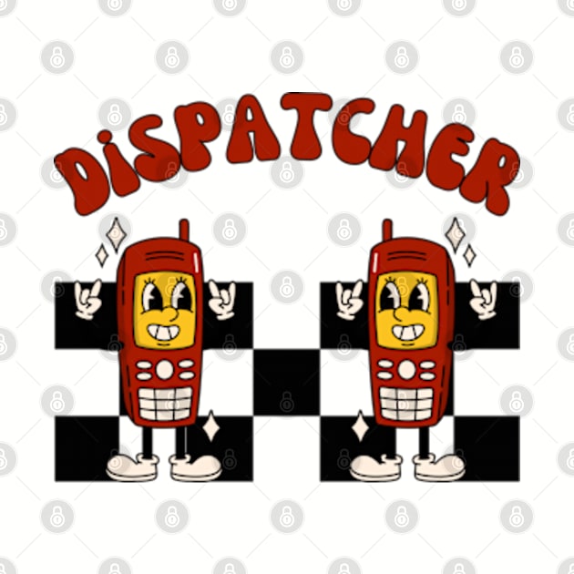 Retro Dispatcher, Cute Dispatch Specialist by WaBastian