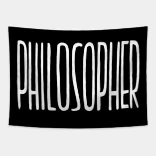 Philosopher, handwritten, Philosophy Tapestry