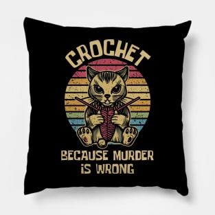 Funny-crochet Pillow