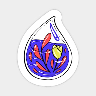 Polyamorous Potion Terrarium Hidden colors Magnet