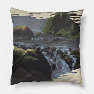 Waterfall Calm Pillow