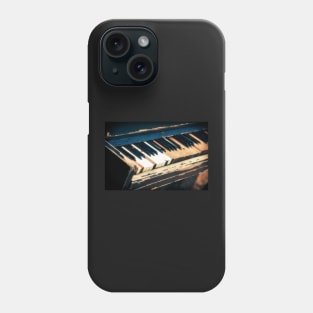 Old Piano in Autumn Park Phone Case