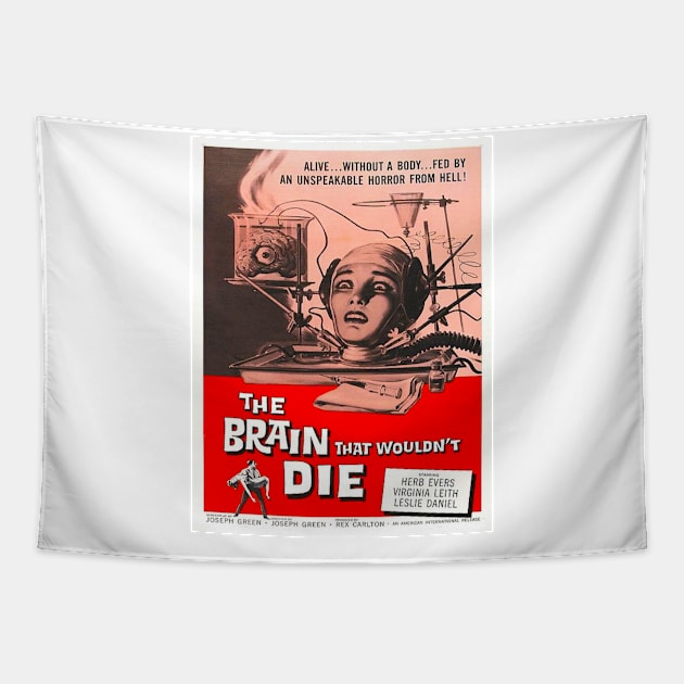 The Brain That Wouldn't Die 1962 Tapestry by FilmCave