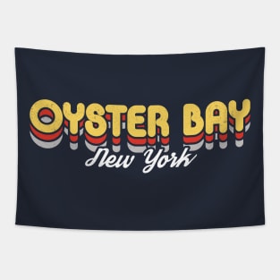 Retro Oyster Bay New York Tapestry