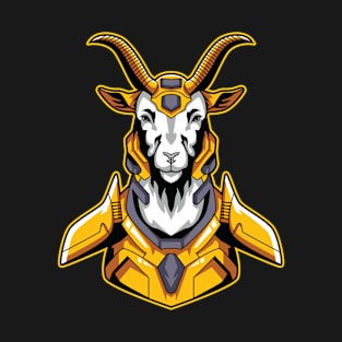 Goat cyborg illustration T-Shirt
