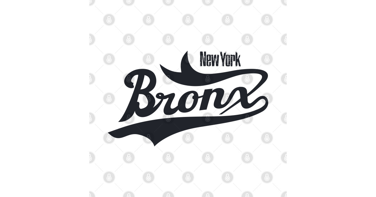 New York Bronx New York Bronx Schriftzug Bronx Logo New York