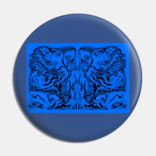 Blue Meaning Pin