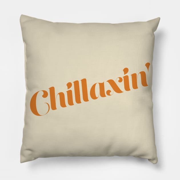 Chillaxin 5 Pillow by centeringmychi