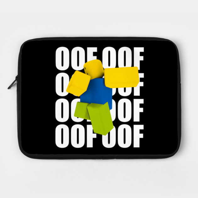 Funny Game Characters Roblox Oof Meme Dancing Dabbing Noob Roblox Laptop Case Teepublic - funny roblox dancing games