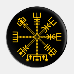 Vegvisir Icelandic Magical Stave Pin