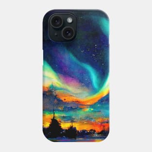 Northern Lights Aurora Borealis Phone Case