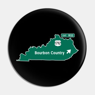 Bourbon Country Exit Pin