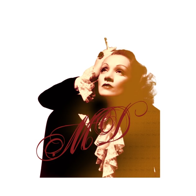 Beautiful Marlene Dietrich by Dez53