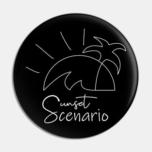 sunset scenario Pin