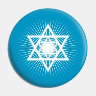 A Heart Like King David - Star of David - On the Back of Pin