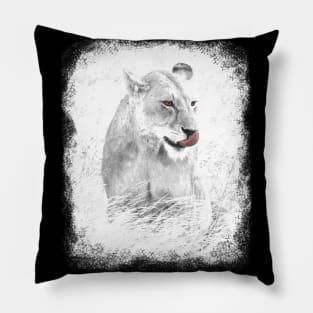 Lioness in Africa Pillow