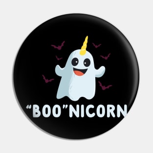 Boo Nicorn Halloween Ghost Unicorn Pin