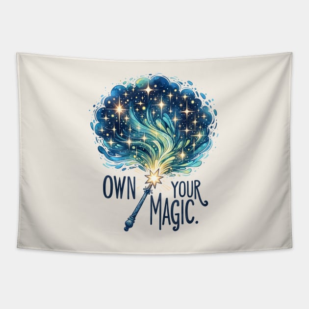 Own Your Magic Tapestry by Nessanya