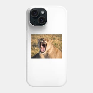 Lioness Bares Her Teeth Phone Case