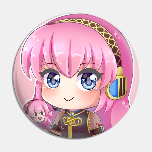 VOCALOID Megurine Luka chibi Pin by Nadi-chan16