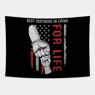 Best Partners In Crime For Life Tapestry