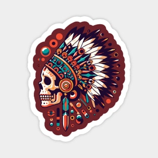 Indian skulls Magnet