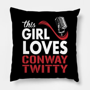 This Girl Loves Conway Pillow